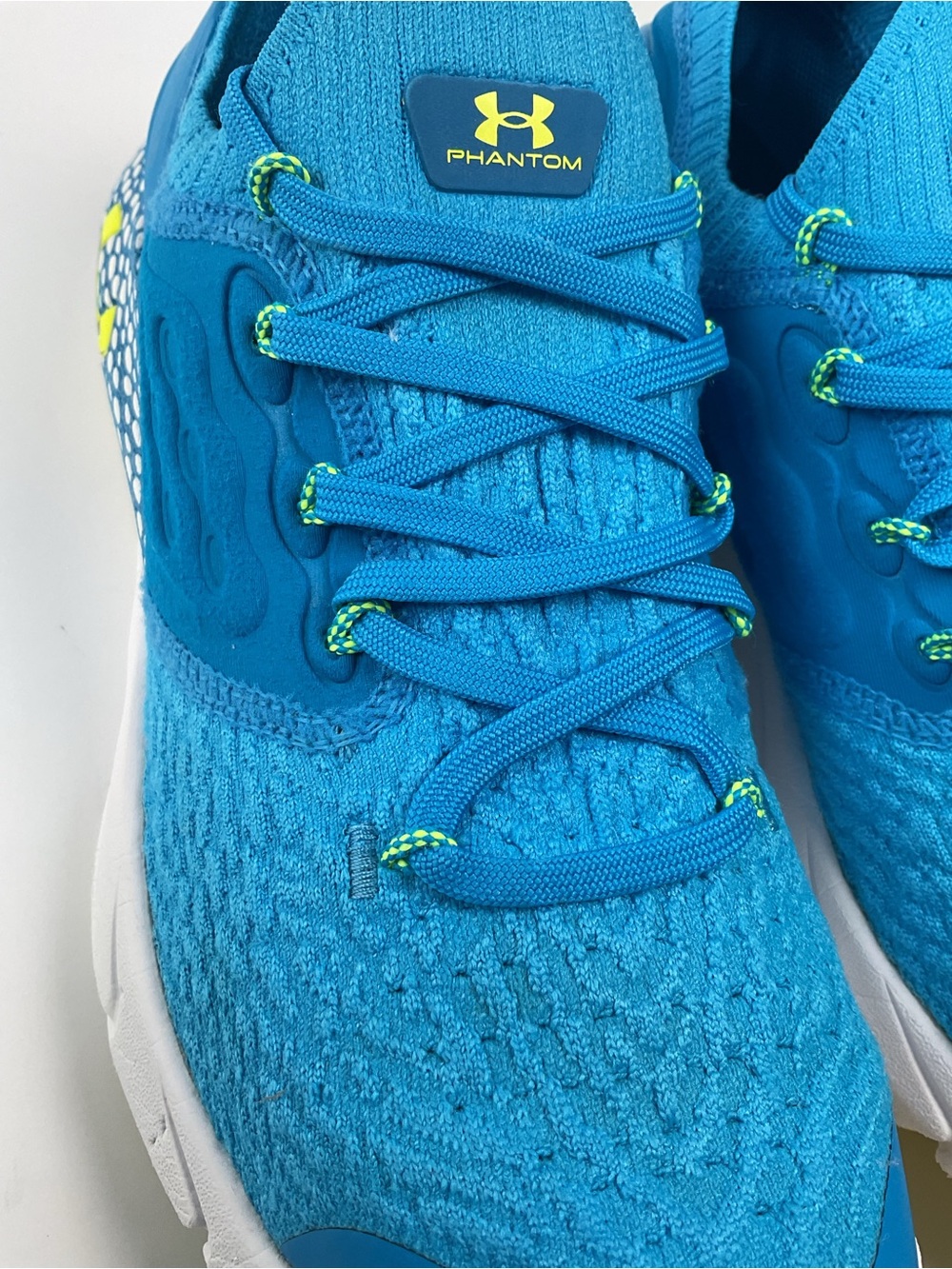 Under Armour Phantom Running Shoes Blue Youth 6Y Fits Women 7.5-8 Athletic - Picture 9 of 10